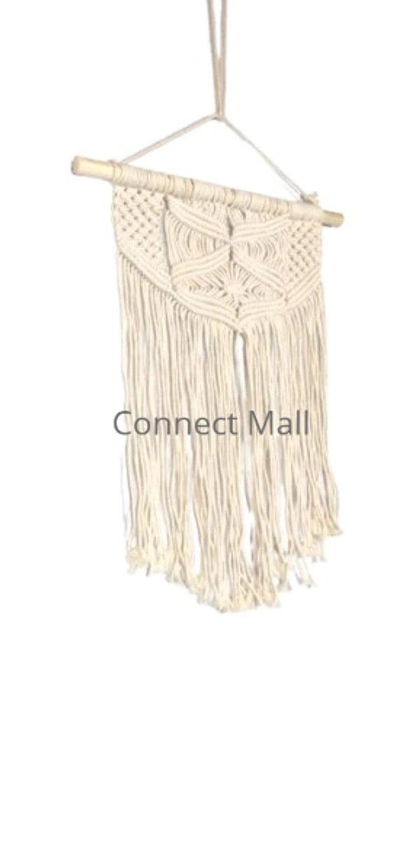 Priva Arts Macrame 4 Line Design Wall Hanging Handmade Geometric Woven Pattern Boho Wall Decor -  Free Size, Handicraft, Toran, Pack of1